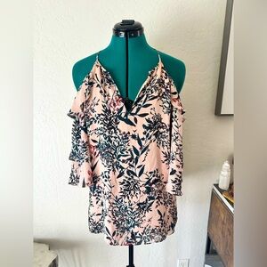 BNWOT Parker Cold-Shoulder Floral Lianna Top